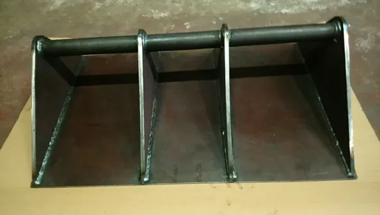 Stahlkonstruktion für Absetzmulde